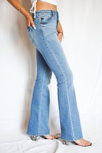 Light Denim Flare Jeans