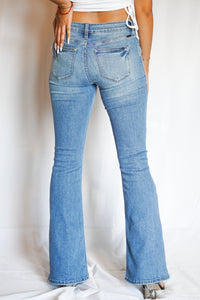 Light Denim Flare Jeans