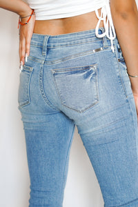 Light Denim Flare Jeans