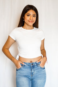 Layla Side String Cropped Top