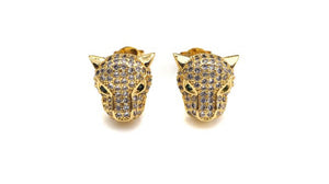 CZ Leopard Earrings